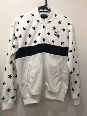 PEARLY GATES Star Pattern  Men's  Golf Jacket Size 4 ( Medium ) 11150